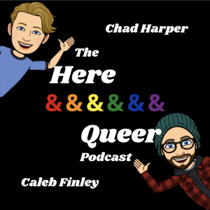 Here & Queer Podcast-logo