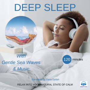 Deep sleep meditation Gentle Sea waves & Music 120 minutes-logo