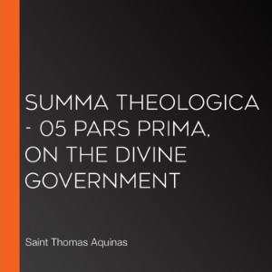 Summa Theologica - 05 Pars Prima, On the Divine Government-logo