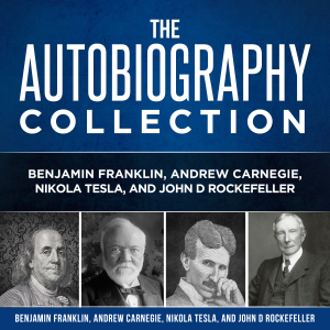 Autobiography Collection: Benjamin Franklin, Andrew Carnegie, Nikola Tesla, and John D. Rockefeller-logo