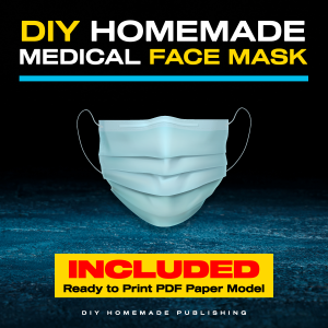 DIY Homemade Medical Face Mask: How to Make Your Medical Reusable Face Mask for Flu Protection. Do It Yourself in 10 Simple Steps (with Pictures), for Adults and Kids-logo