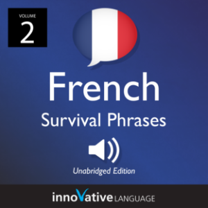 Learn French: French Survival Phrases, Volume 2-logo