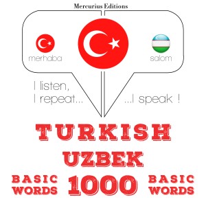 Türkçe - Özbekçe: 1000 temel kelime-logo