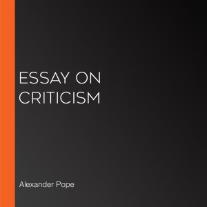 Essay on Criticism-logo