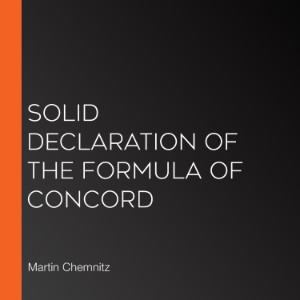 Solid Declaration of the Formula of Concord