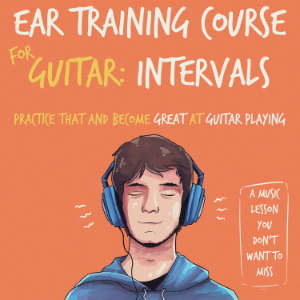 Ear Training Course for Guitar: Intervals | Practice that and become great at guitar playing | A music lesson you don't want to miss-logo