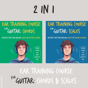Ear Training Course for Guitar: Chords & Scales | Practice that and become great at guitar playing | A music lesson you don't want to miss-logo