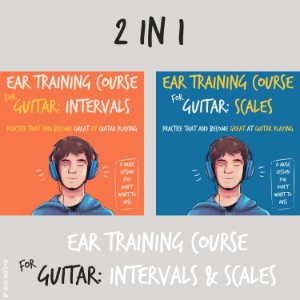 Ear Training Course for Guitar: Intervals & Scales | Practice that and become great at guitar playing | A music lesson you don't want to miss-logo