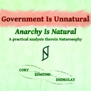 Government Is Unnatural, Anarchy Is Natural