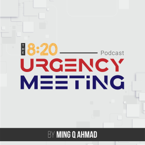 8:20 Podcast - The Daily Urgency Meeting with Ming Q. Ahmad-logo