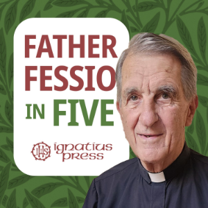 Father Fessio in Five-logo