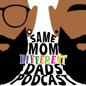 Same Mom Different Dads Podcast-logo