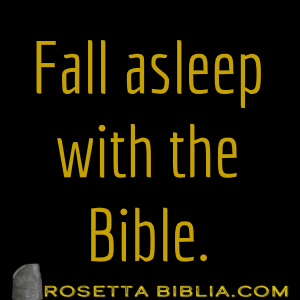 Fall asleep with the Bible-logo