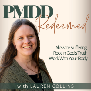 PMDD Redeemed | Emotional Regulation, Cycle Syncing, Monthly Cycle Hormones, Christian Women, Hormone Imbalance-logo