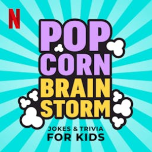 Popcorn Brainstorm! Jokes & Trivia for Kids-logo
