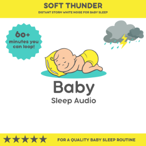 Soft Thunder: Distant Storm White Noise for Baby Sleep-logo