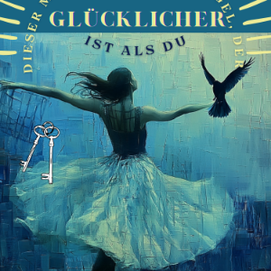 Dieser Mensch hat einen Vogel, die glücklicher ist als du