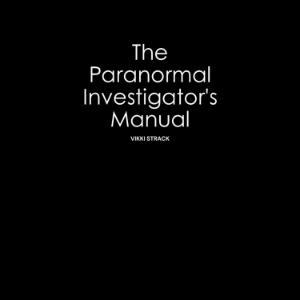 The Paranormal Investigator's Manual