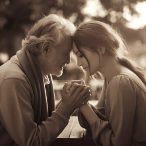 Él con 78 años y ella con 23. Un amor imposible.