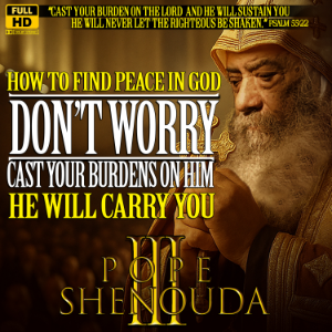 How to Find Peace in God - Don`t Worry - Cast your Burdens on him, He will carry you