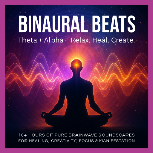 Binaural Beats: Theta + Alpha – Relax. Heal. Create.-logo