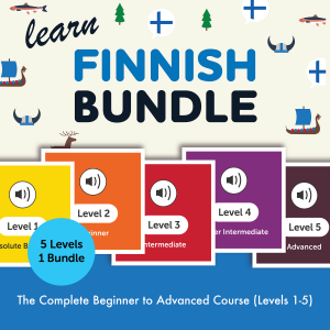 Learn Finnish Bundle - The Complete Beginner to Advanced Course (Levels 1-5)-logo