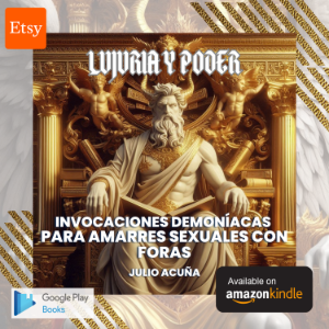 Lujuria y Poder: Invocaciones Demoníacas para Amarres Sexuales con Foras (Spanish Edition)-logo