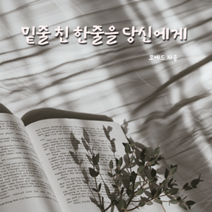 밑줄 친 한줄을 당신에게