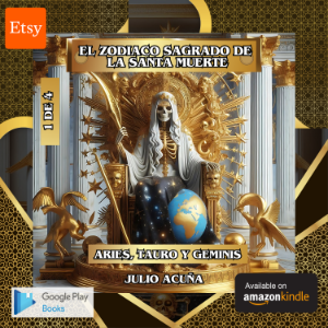 El Zodíaco Sagrado de la Santa Muerte (Aries, Tauro, Géminis) Libro 1 de 4: Encuentra tu Camino hacia Dinero, Amor, Salud y Protección-logo