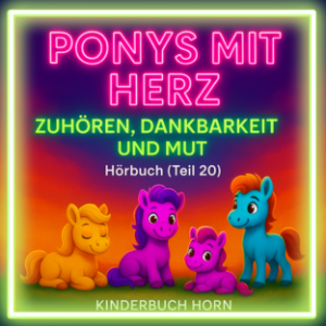 Ponys mit Herz – Geschichten über Zuhören, Dankbarkeit und Mut (Hörbuch Teil 20)