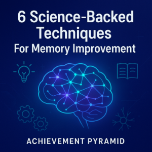 6 Science-Backed Techniques  For  Memory Improvement