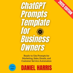 ChatGPT Prompts Template for Business Owners:-logo