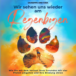 Wir sehen uns wieder am Regenbogen-logo