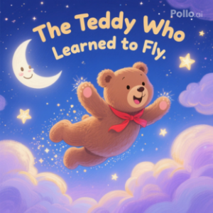 The Teddy who learned to fly-logo