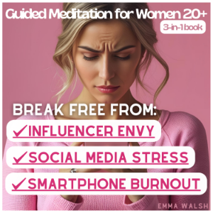 Guided Meditations 3-in-1 Bundle for Women 20+: Break Free From Social Media Stress, Smartphone Burnout, and Influencer Envy-logo