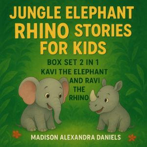 Jungle Elephant Rhino Stories for Kids Box Set 2 in 1-logo