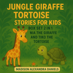 Jungle Giraffe Tortoise Stories for Kids Box Set 2 in 1