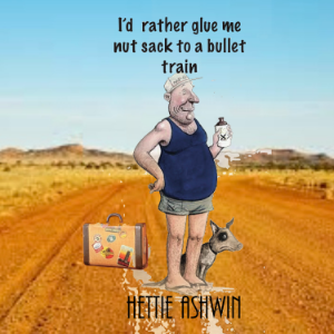 I'd rather glue me nut sack to a bullet train-logo