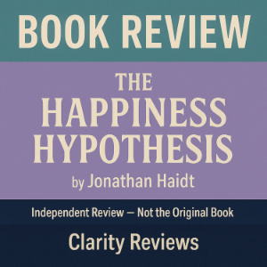The Happiness Hypothesis — Book Review — Jonathan Haidt