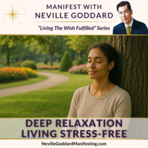 Manifest with Neville Goddard: Deep Relaxation - Living Stress-Free