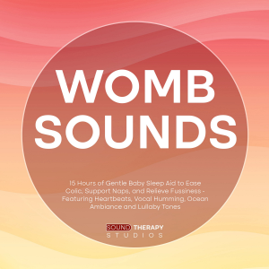 Womb Sounds: 15 Hours of Gentle Baby Sleep Aid to Ease Colic, Support Naps, and Relieve Fussiness - Featuring Heartbeats, Vocal Humming, Ocean Ambiance and Lullaby Tones-logo