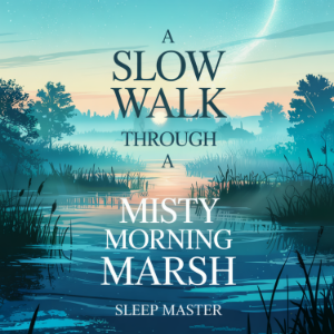 A Slow Walk Through a Misty Morning Marsh