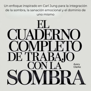 El cuaderno completo de trabajo con la sombra