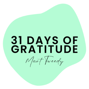 31 Days of Gratitude