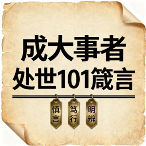 成大事者处世101箴言-logo