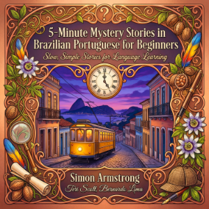 5 Minute Mystery Stories in Brazilian Portuguese for Beginners