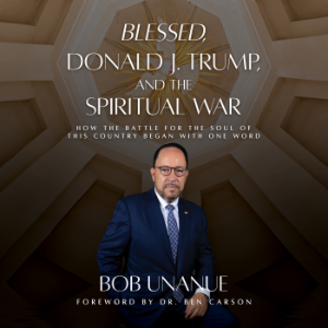 Blessed, Donald J. Trump, and the Spiritual War-logo