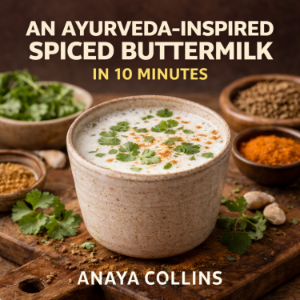 An Ayurveda-Inspired Spiced Buttermilk in 10 Minutes