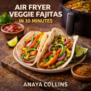 Air Fryer Veggie Fajitas in 10 Minutes