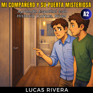 Mi compañero y su puerta misteriosa – Aprende español con Historias cortas, nivel A2 (Spanish Story for A2 Learners)